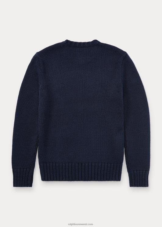 Ralph Lauren lapsed ikooniline lipuga kampsun PR0V6317 jahimeeste merevägi