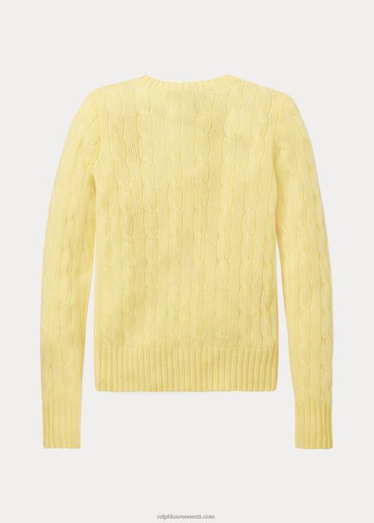 Ralph Lauren lapsed kaabliga kootud kašmiirist kampsun PR0V7195 beekman kollane