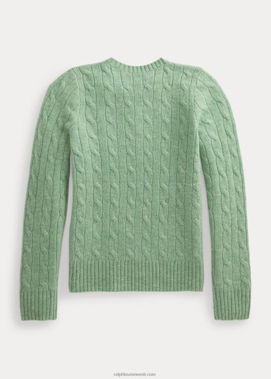 Ralph Lauren lapsed kaabliga kootud kašmiirist kampsun PR0V7197 merevaht