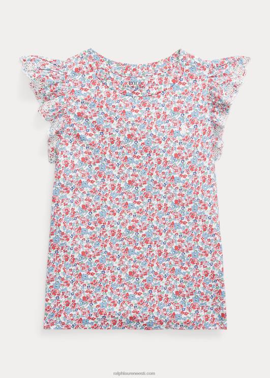 Ralph Lauren lapsed lilleline aasaga puuvillane jersey top PR0V7152 tyler lilleline