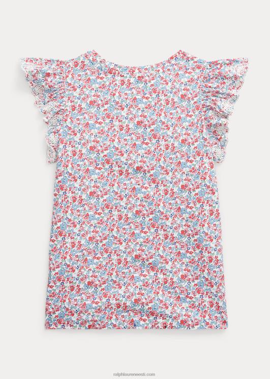 Ralph Lauren lapsed lilleline aasaga puuvillane jersey top PR0V7152 tyler lilleline