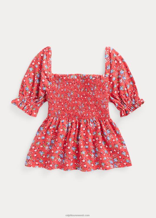 Ralph Lauren lapsed lilleline puuvillane trikoosärk PR0V6874 maamess lilleline