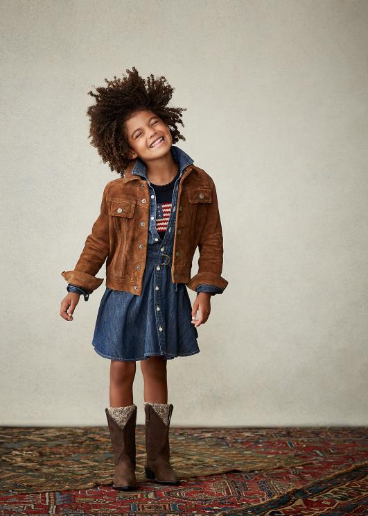 Ralph Lauren lapsed lipuline puuvillane kaelusega kampsun PR0V6793 jahimeeste merevägi