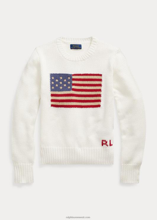 Ralph Lauren lapsed lipuline puuvillane kaelusega kampsun PR0V7232 nevis