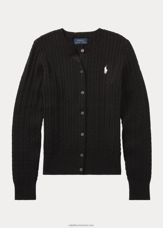 Ralph Lauren lapsed minikaabliga puuvillane kardigan PR0V7242 must