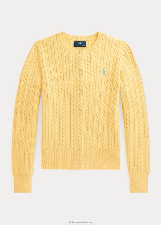Ralph Lauren lapsed minikaabliga puuvillane kardigan PR0V7247 maisi kollane