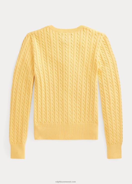 Ralph Lauren lapsed minikaabliga puuvillane kardigan PR0V7247 maisi kollane