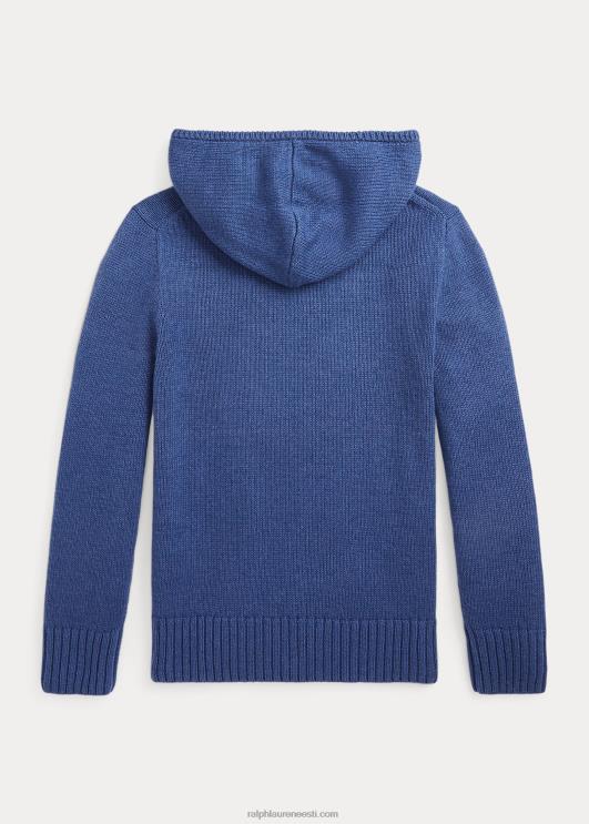 Ralph Lauren lapsed polo bear puuvillane kapuutsiga kampsun PR0V6105 vana kuninglik