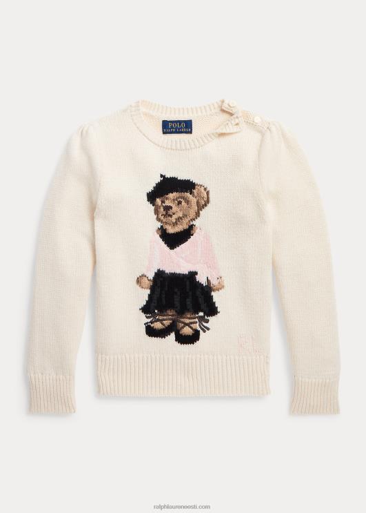 Ralph Lauren lapsed polo bear puuvillasegu kampsun PR0V7420 klubimaja kreem
