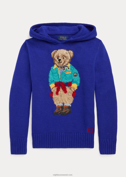 Ralph Lauren lapsed polo karu kapuutsiga kampsun PR0V6671 linna kuninglik