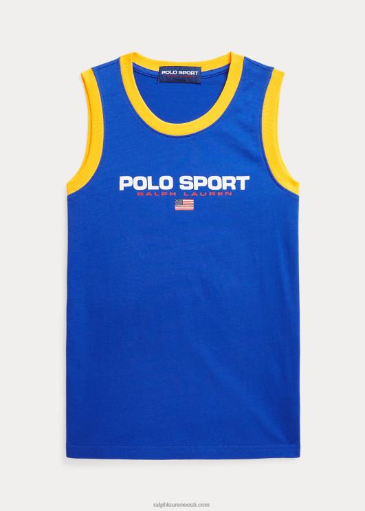 Ralph Lauren lapsed polo sport puuvillast jersey tank PR0V6150 safiirist täht