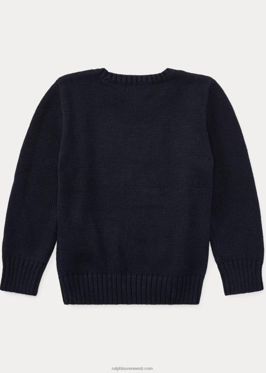 Ralph Lauren lapsed puuvillane polo karu kampsun PR0V5945 jahimeeste merevägi