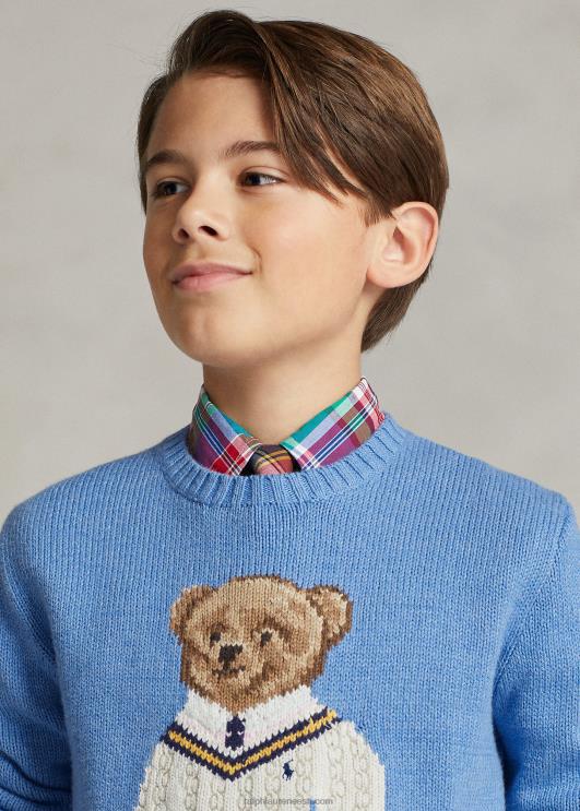 Ralph Lauren lapsed puuvillane polo karu kampsun PR0V5986 pehme kuninglik preppy karu