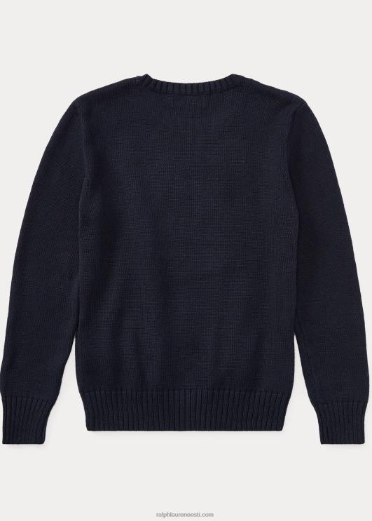 Ralph Lauren lapsed puuvillane polo karu kampsun PR0V6310 jahimeeste merevägi