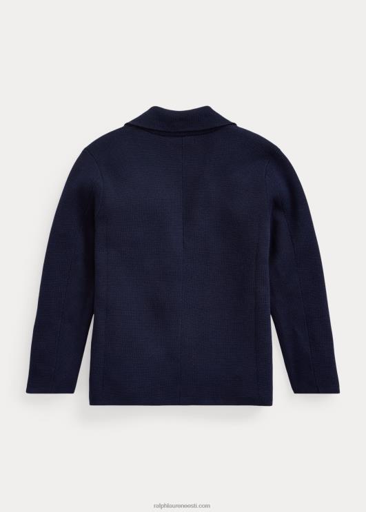 Ralph Lauren lapsed puuvillane sälk-revääriga kardigan PR0V5920 rl merevägi