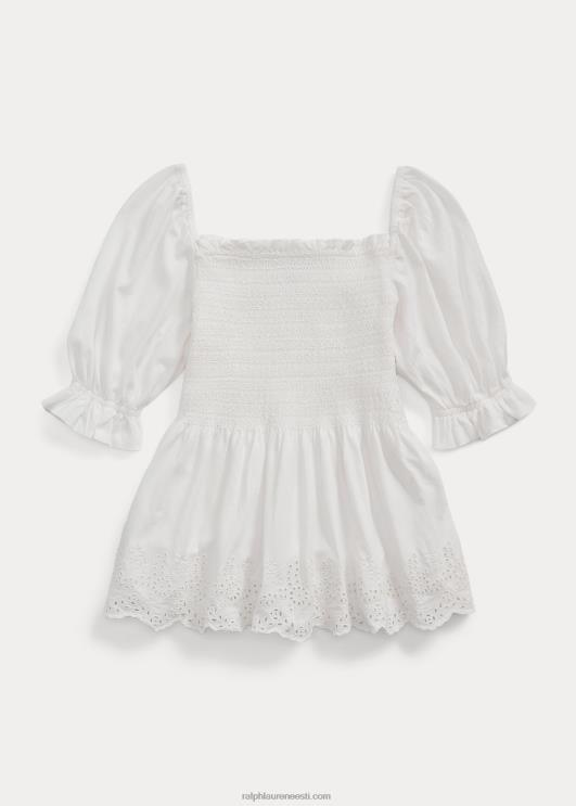 Ralph Lauren lapsed puuvillane trikoosärk PR0V7069 tekipesu valge