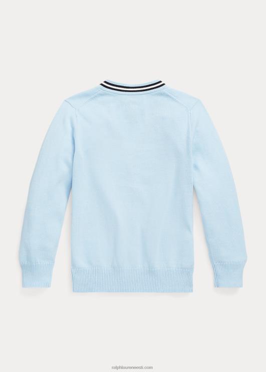 Ralph Lauren lapsed puuvillane v-kaelusega kardigan PR0V5801 rl mereväe multi