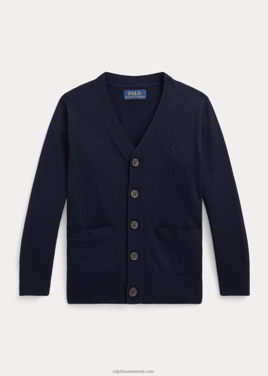 Ralph Lauren lapsed puuvillane v-kaelusega kardigan PR0V5864 rl merevägi