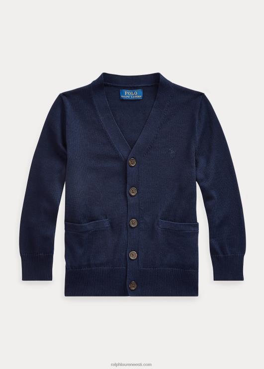 Ralph Lauren lapsed puuvillane v-kaelusega kardigan PR0V5915 rl merevägi