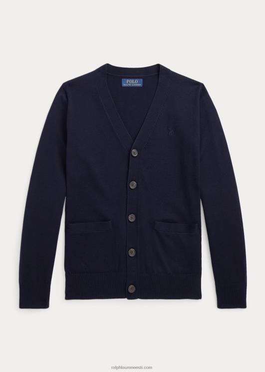 Ralph Lauren lapsed puuvillane v-kaelusega kardigan PR0V6240 rl merevägi