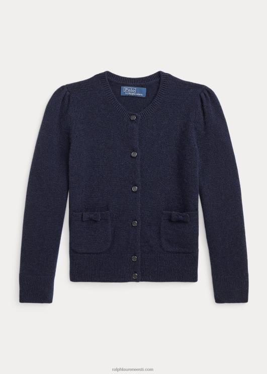 Ralph Lauren lapsed vibuga kašmiirkardigan PR0V6891 rafineeritud merevägi