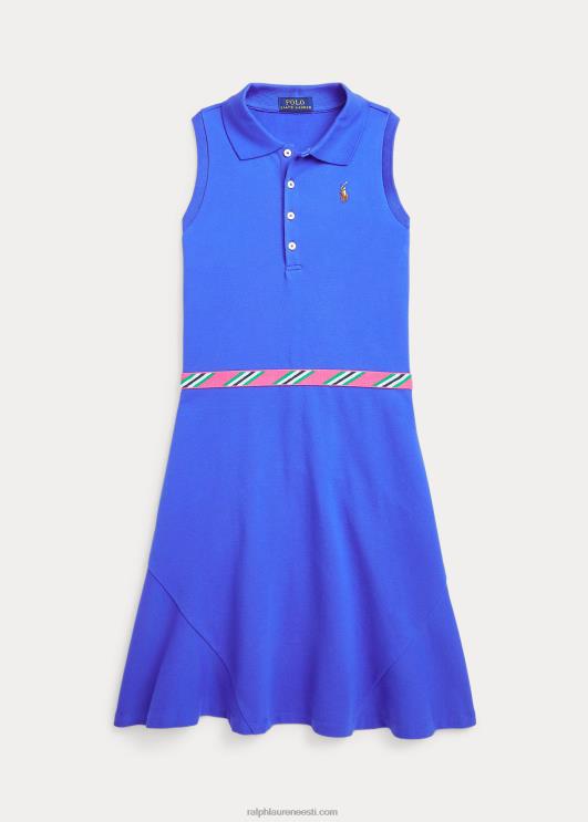 Ralph Lauren lapsed grosgrain-trim venivast võrgust polokleit PR0V6958 uus iiris