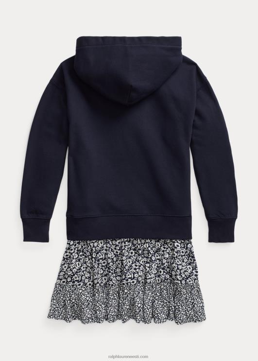 Ralph Lauren lapsed lilleline fliisist kapuutsiga kleit PR0V7574 rl merevägi