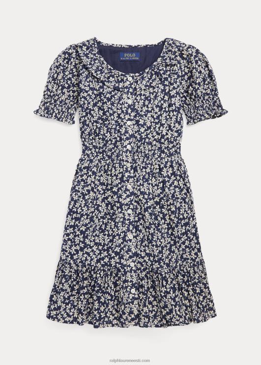 Ralph Lauren lapsed lilleline puuvillane Dobby kleit PR0V7439 lilleline gabrielle