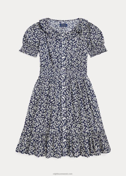 Ralph Lauren lapsed lilleline puuvillane Dobby kleit PR0V7583 lilleline gabrielle