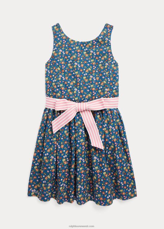 Ralph Lauren lapsed lilleline puuvillane popliin kleit PR0V7377 mimi lilleline