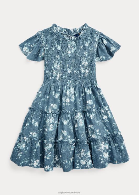 Ralph Lauren lapsed lilleline puuvillane trikoo kleit PR0V6812 lilleline