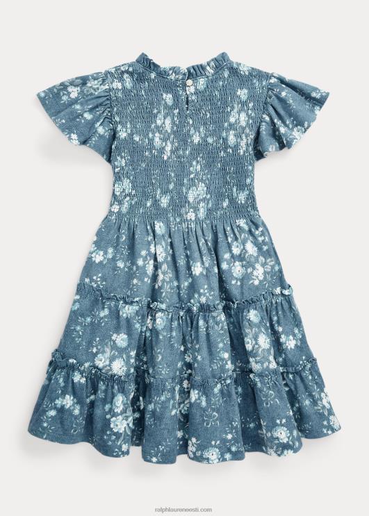 Ralph Lauren lapsed lilleline puuvillane trikoo kleit PR0V6812 lilleline