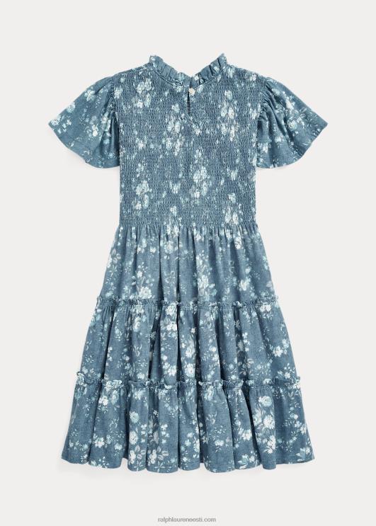 Ralph Lauren lapsed lilleline puuvillane trikoo kleit PR0V7061 lilleline