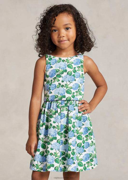 Ralph Lauren lapsed lilleline veniv Dobby kleit PR0V7346 lilleline hortensia