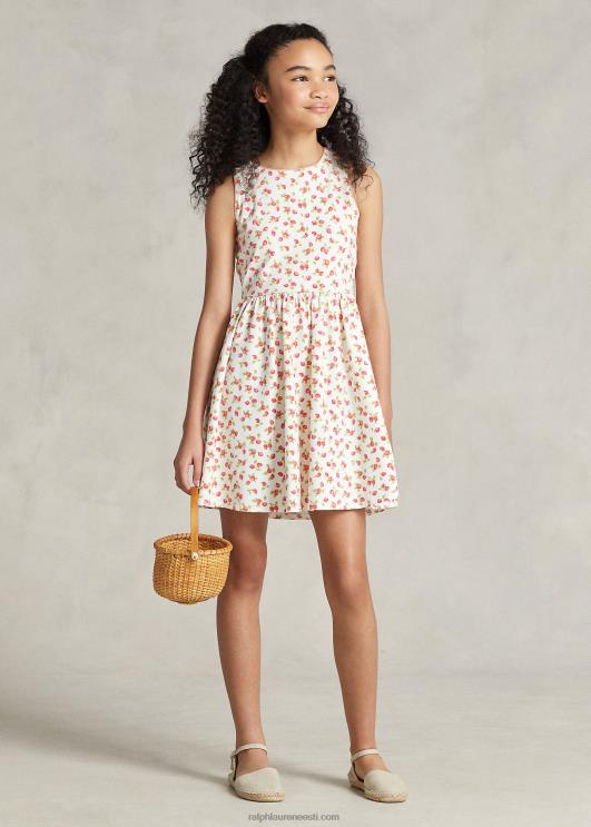 Ralph Lauren lapsed maasika stretšjersey kleit PR0V6722 maasikatrükk