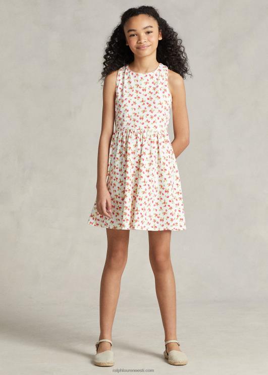 Ralph Lauren lapsed maasika stretšjersey kleit PR0V6722 maasikatrükk