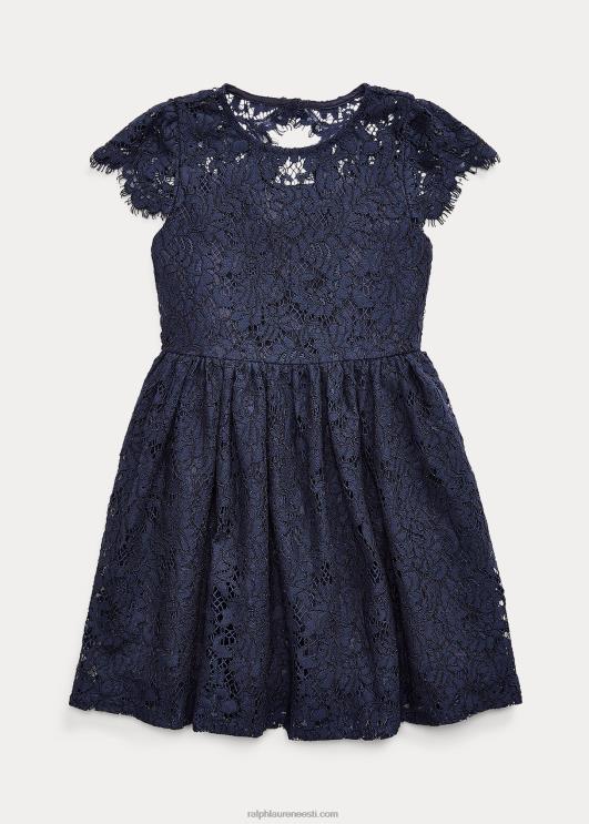 Ralph Lauren lapsed pitsist istuv kleit PR0V7361 rafineeritud merevägi