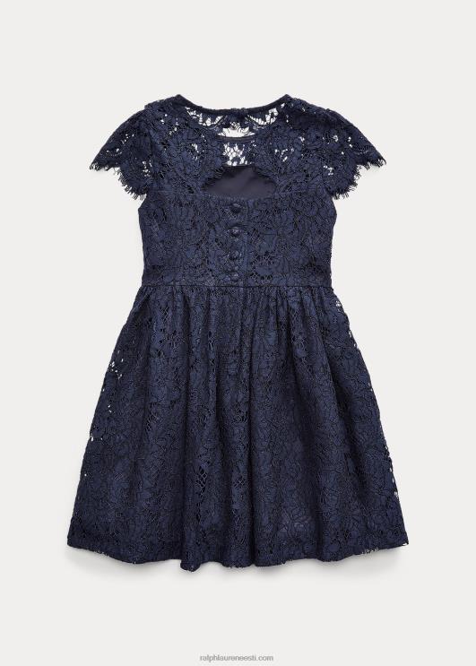 Ralph Lauren lapsed pitsist istuv kleit PR0V7361 rafineeritud merevägi