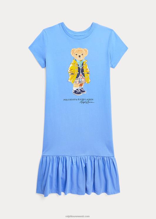 Ralph Lauren lapsed polo karu puuvillane jersey kleit PR0V7137 sadamasaar sinine
