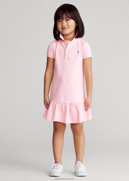Ralph Lauren lapsed puuvillasest võrgust polokleit PR0V6768 karmeli roosa