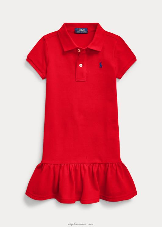 Ralph Lauren lapsed puuvillasest võrgust polokleit PR0V6771 Rl 2000 punane