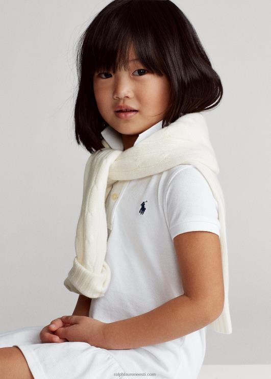 Ralph Lauren lapsed puuvillasest võrgust polokleit PR0V6776 valge