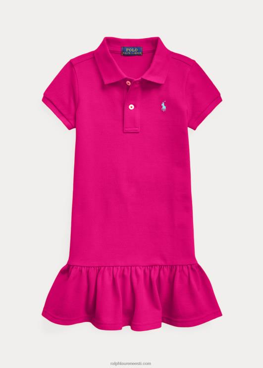 Ralph Lauren lapsed puuvillasest võrgust polokleit PR0V6779 roosa taevas
