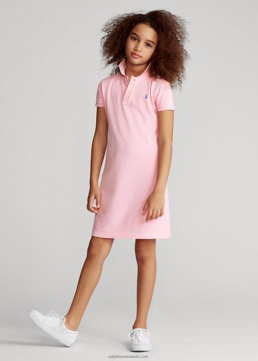 Ralph Lauren lapsed puuvillasest võrgust polokleit PR0V7015 karmeli roosa