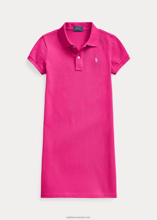Ralph Lauren lapsed puuvillasest võrgust polokleit PR0V7016 roosa taevas