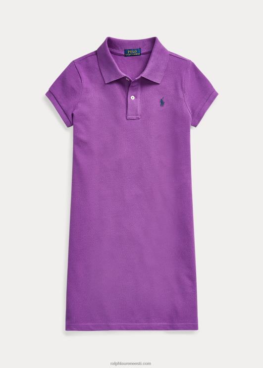 Ralph Lauren lapsed puuvillasest võrgust polokleit PR0V7017 paloma lilla