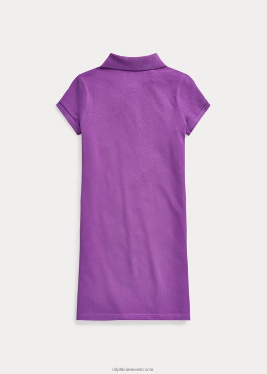 Ralph Lauren lapsed puuvillasest võrgust polokleit PR0V7017 paloma lilla