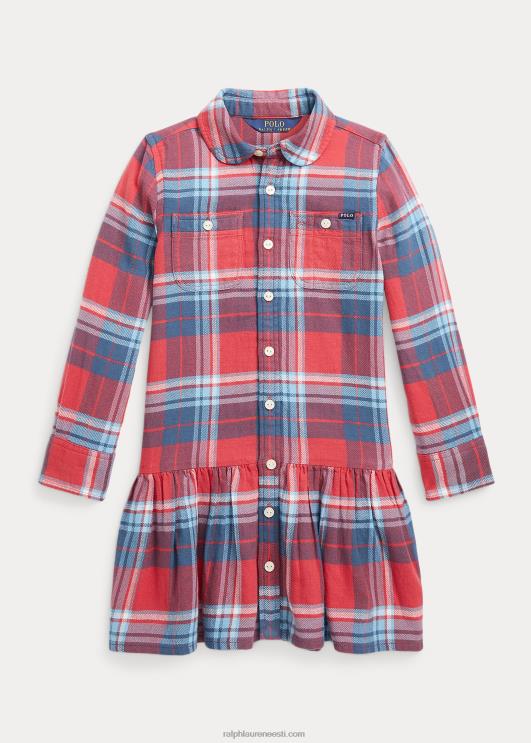 Ralph Lauren lapsed ruuduline puuvillane toimne särk PR0V7476 punane/sinine multi