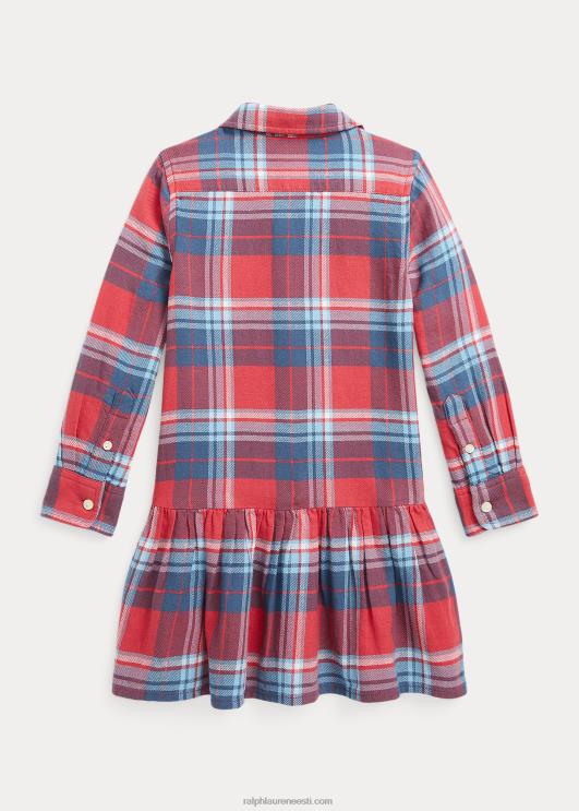 Ralph Lauren lapsed ruuduline puuvillane toimne särk PR0V7476 punane/sinine multi
