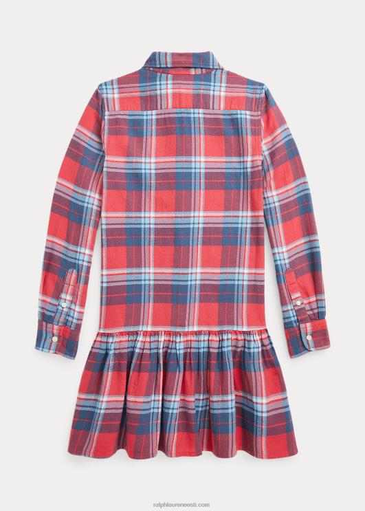 Ralph Lauren lapsed ruuduline puuvillane toimne särk PR0V7631 punane/sinine multi
